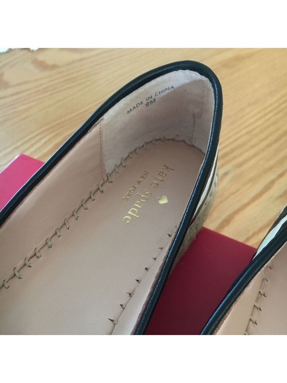 🌺 HOST PICK 🌺 Authentic Kate Spade leather espadrilles - Picture 4 of 8